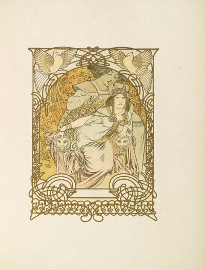 Ilsée, Princesse de Tripoli by Robert de Flers by Alphonse Mucha
