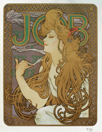 JOB by Alphonse Mucha