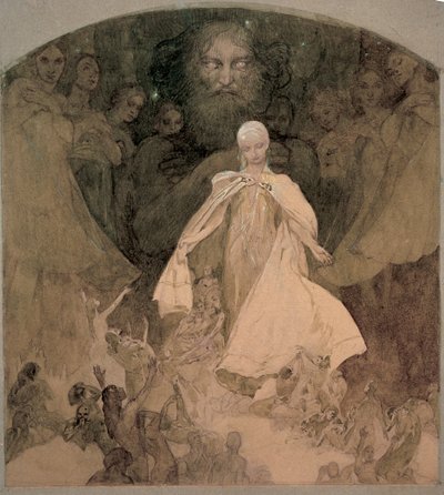 The Age of Wisdom (Study) by Alphonse Mucha