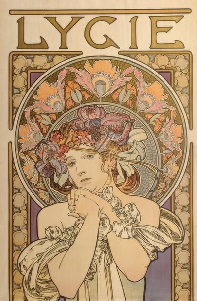 Lygie – Reproduction of Decorative Works by Mucha by Alphonse Mucha