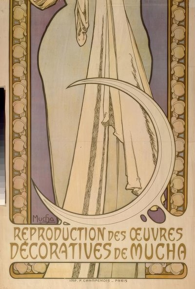 Lygie – Reproduction of Decorative Works by Mucha by Alphonse Mucha