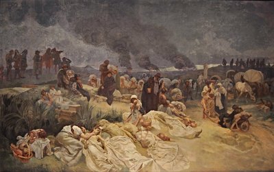 Petr Chelcicky at Vodnany, The Cycle The Slav Epic by Alphonse Mucha