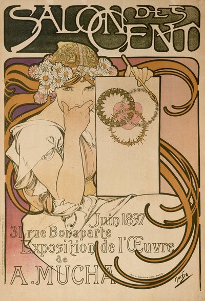 Poster for Alphonse Mucha