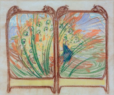 Study for a Screen by Alphonse Mucha