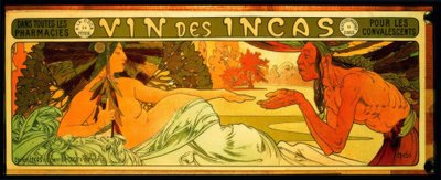 Wine of the Incas for convalescents by Alphonse Mucha
