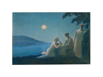Under a Moonbeam by Alphonse Osbert