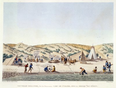 Baie des Chiens Marins, New Holland: The Camp of l