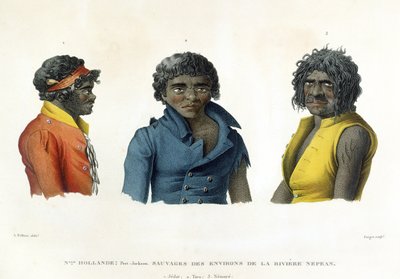 Port Jackson, New Holland: Natives from the River Nepean Region, from 