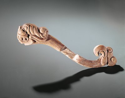 Cheekpiece decorated with heads, Altai nomadic, 5th- 4th century BC by Altaic School