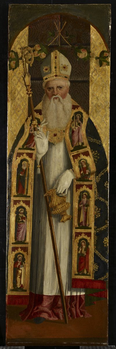A Holy Bishop by Alvise Vivarini