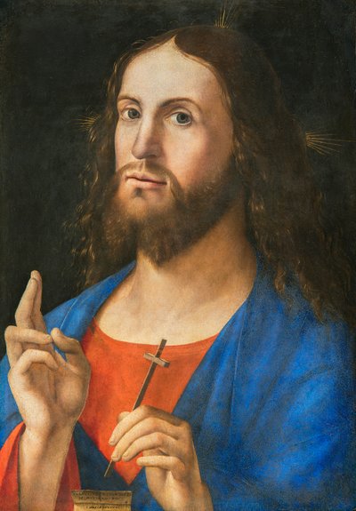 Christ Blessing by Alvise Vivarini