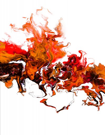Abstract Flame Flow by Alyson Storms