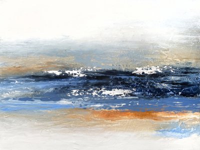 Abstract Ocean Waves by Alyson Storms