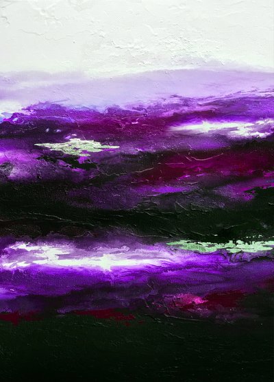 Dramatic Purple Sky by Alyson Storms