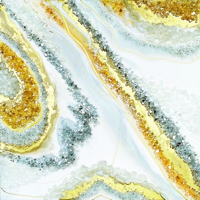 Golden Geode Shimmer by Alyson Storms