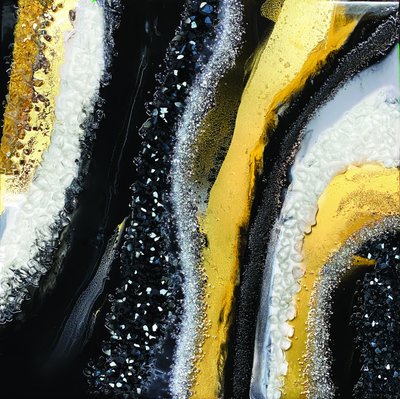 Luxury Black Gold Shimmer by Alyson Storms