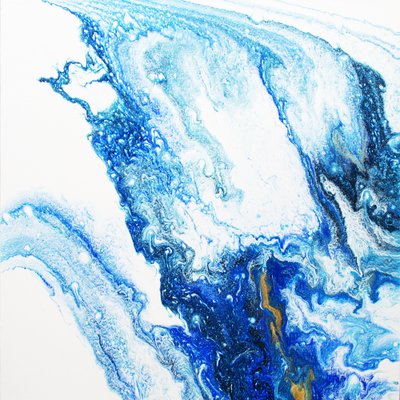 Oceanic Gold Swirl by Alyson Storms