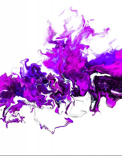Vibrant Purple Swirls by Alyson Storms