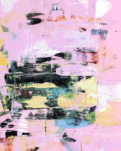 Vibrant Abstract Layers by Alyssa Hamilton