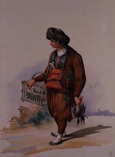 A Duck Seller by Amadeo Preziosi