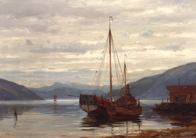 View from Balestrand by Amaldus Nielsen