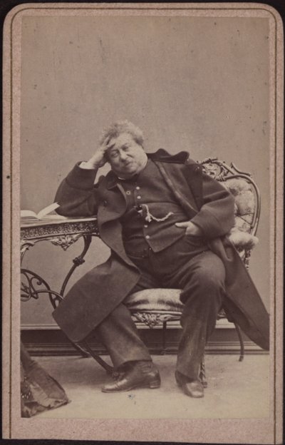 The author Alexandre Dumas père, ca 1868 by Amand Helm