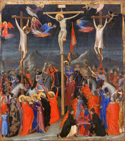 The Crucifixion by Ambrogio Bondone (workshop) Giotto