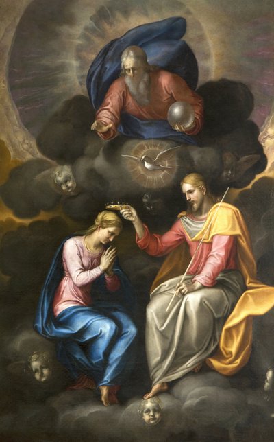 Coronation of the Virgin by Ambrogio Giovanni Figino