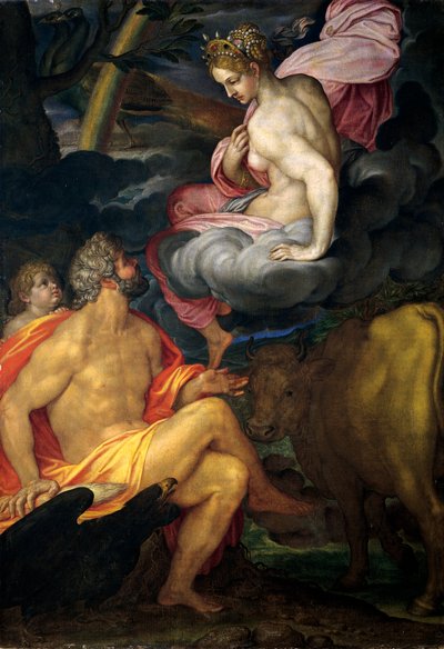 Jupiter, Juno and Io, by Ambrogio Figino by Ambrogio Giovanni Figino