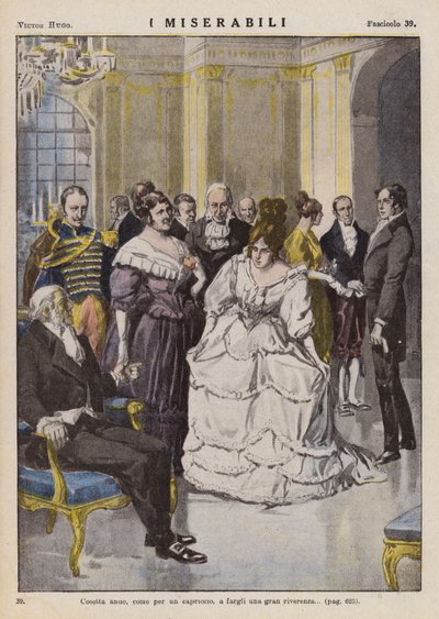 Illustration for Les Miserables by Victor Hugo by Ambrogio Lombardi