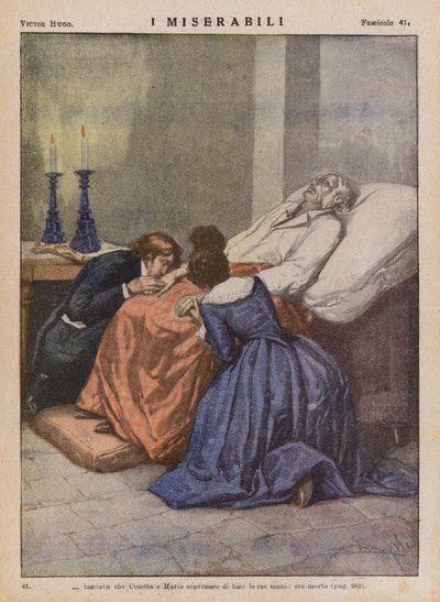 Illustration for Les Miserables by Victor Hugo by Ambrogio Lombardi