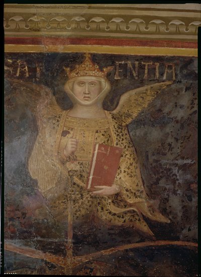 Allegory of Good Government (detail) by Ambrogio Lorenzetti