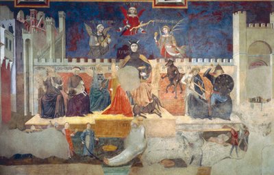 Allegory of Bad Government (detail) by Ambrogio Lorenzetti