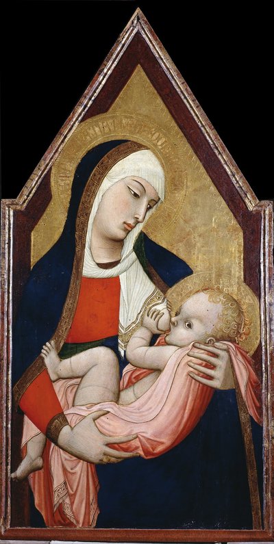 Madonna of the Milk, Between 1325 and 1348 by Ambrogio Lorenzetti
