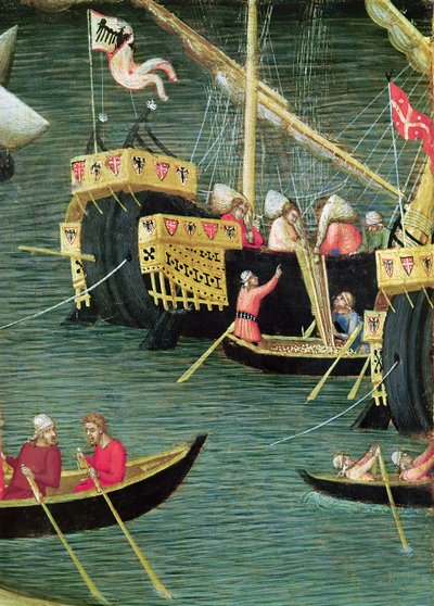 St. Nicholas Saves Mira from Famine (detail) by Ambrogio Lorenzetti