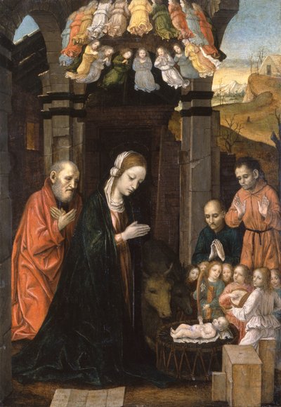 Adoration of the Shepherds by Ambrogio da Fossano (c.1460 1523)