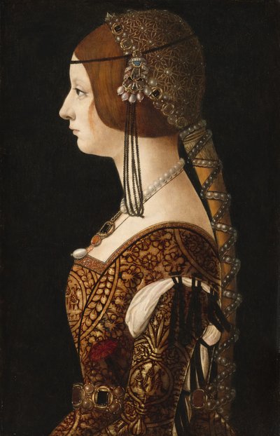 Bianca Maria Sforza by Ambrogio de Predis