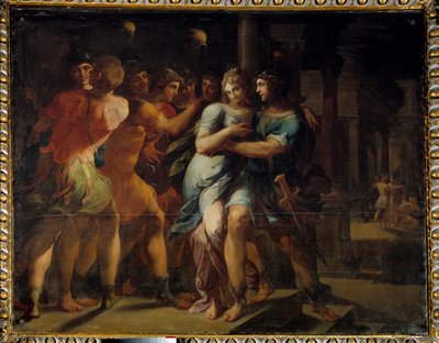 The Abduction of Chariclea by Theagenes by Ambroise Dubois
