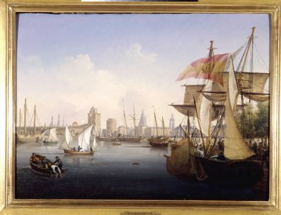 Le port de La Rochelle by Ambroise Louis Garneray