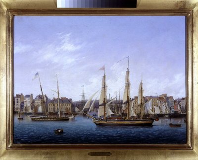 The Port of Le Havre by Louis Garneray, circa 1820 by Ambroise Louis Garneray