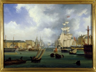 The Port of Le Havre, the Grand Basin, by Louis Garneray, circa 1820 by Ambroise Louis Garneray