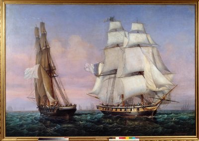 Return from the Island of Elba by Ambroise Louis Garneray