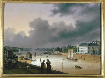 The port of Nantes by Louis Garneray, circa 1820 by Ambroise Louis Garneray