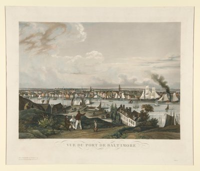 View of the Port of Baltimore by Ambroise Louis Garneray