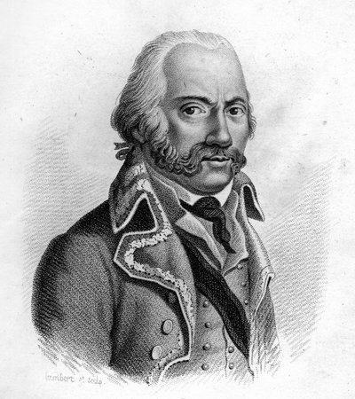 Adam Philippe, Count of Custine, French General (1740-1793). Engraved by Ambroise Tardieu in 1818. Stella Collection. by Ambroise Tardieu