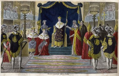 Charles X (1757-1836) was crowned King at Reims on May 6 by Ambroise Tardieu