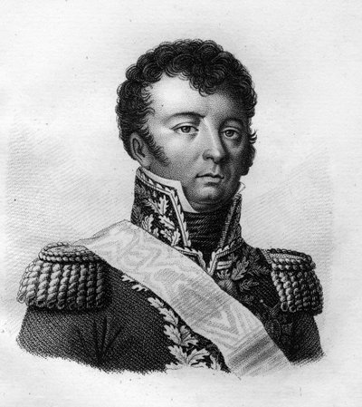 General Dominique Joseph Vandamme, Count of Unsebourg in Portraits des généraux français en suite des victoires et conquêtes des français. Engraved by Ambroise Tardieu in 1818. Stella Collection by Ambroise Tardieu