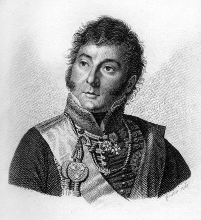 Guillaume Joseph Nicolas Lafon Blaniac - in Portraits of the French generals following the victories and conquests of the French. Engraved by Ambroise Tardieu in 1818. Stella Collection by Ambroise Tardieu
