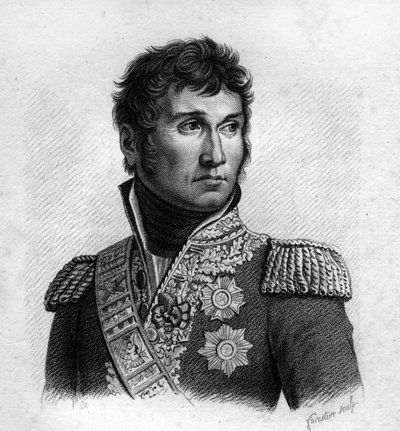 Jean Lannes (1769-1809), Duke of Montebello, French Marshal. Engraved by Ambroise Tardieu in 1818. Stella Collection. by Ambroise Tardieu