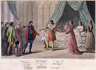 John I posthumous (1316-1316), was born king and died after 6 days - Designed and engraved by Ambroise Tardieu in 1825 by Ambroise Tardieu